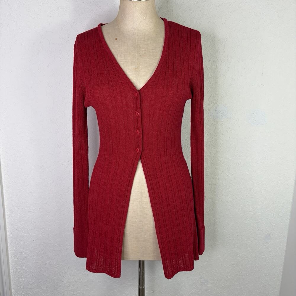 Vintage Coolwear Red Loose Knit Sweater Size L, Acrylic/Nylon chic, spring, fall
